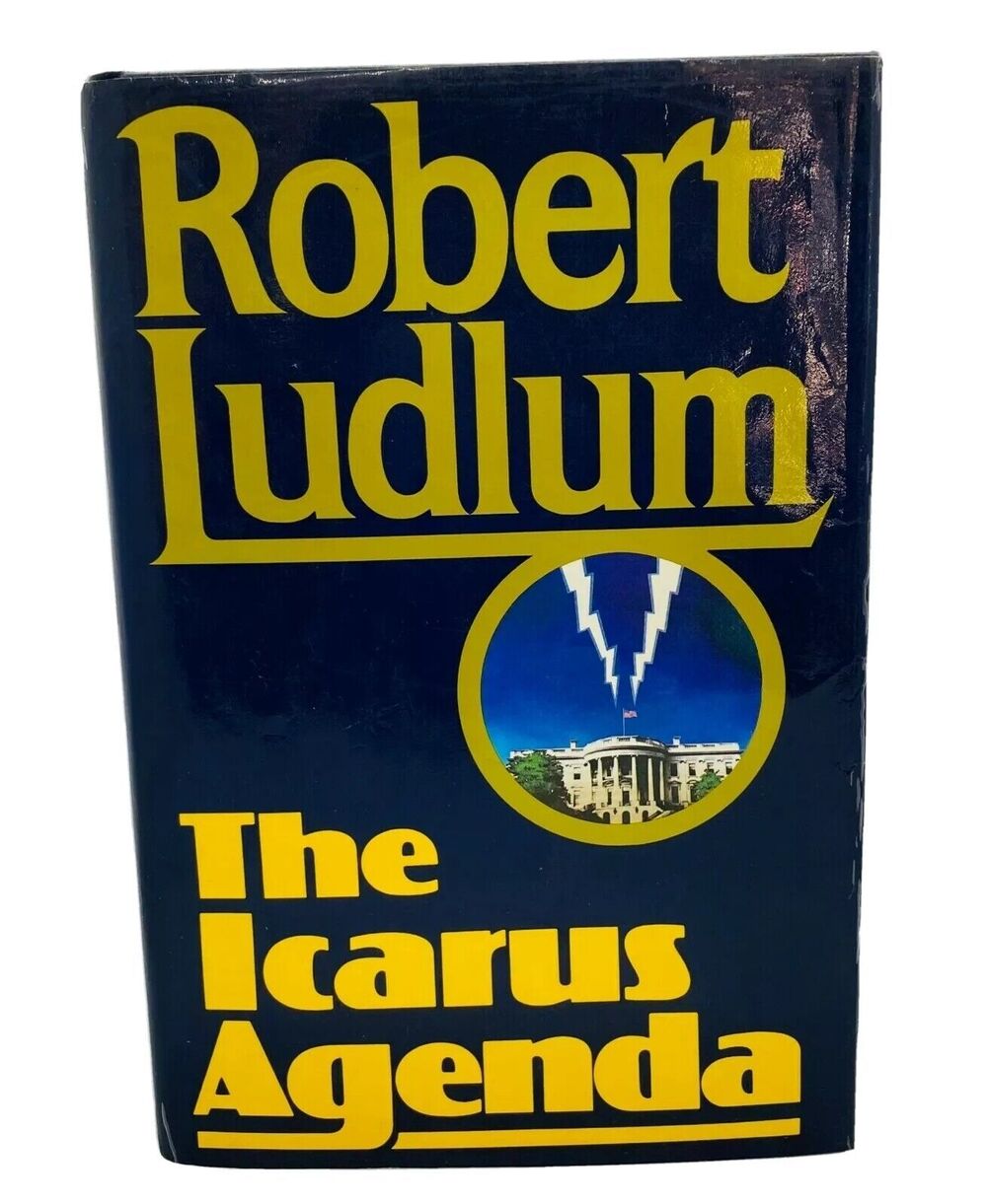 Robert Ludlum The Icarus Agenda  First Edition  1988  Hardcover w/Dust Jacket